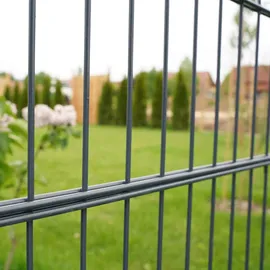 Home Deluxe Morata Höhe: 120 cm / Länge: 10 m 1x Eckpfosten Gartenzaun Mattenzaun