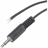 VOLTCRAFT XL-AC35DG Klinken-Steckverbinder 3.5 mm Klinkenstecker 3.5 mm - offene Kabelenden Mono Polzahl:2 1 St.