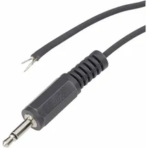 VOLTCRAFT XL-AC35DG Klinken-Steckverbinder 3.5 mm Klinkenstecker 3.5 mm - offene Kabelenden Mono Polzahl:2 1 St.