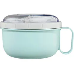 xavax® Lunchbox pastellblau, transparent, grau, weiß 1,1 l, 1 St.