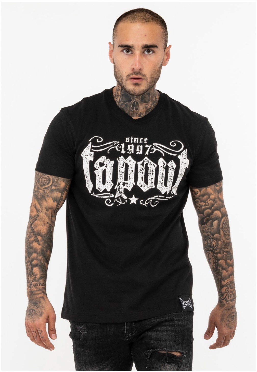 Tapout Herren T-Shirt normale Passform CRASHED