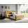 Fun Möbel Boxspringbett Schlafzimmerbett ELODIE 180x200cm Goldgelb inkl. Ambiente-LED