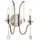 Elstead Lighting Wandleuchte 2-flammig 27,9 cm 38,1 cm silber