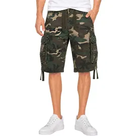 Brandit Textil Vintage Kurze Hose Woodland 3XL
