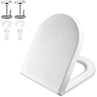 GRIFEMA WC Sitz mit Absenkautomatik-D Toilettendeckel Einfache Montage und