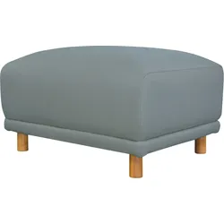 Hocker ANDAS "Maroon", blau (petrol), B:79cm H:48cm T:63cm, Struktur (100% Polyester), Struktur grob ( 100% POLYPROPYLEN, Struktur fein ( 100% Polyester), Hocker, Polsterhocker
