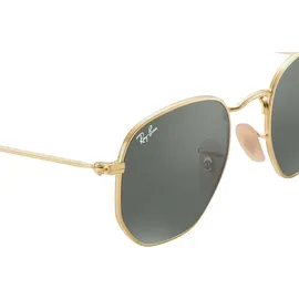 Ray-Ban Hexagonal Flat Lenses RB3548N 001 51-21 gold/green classic