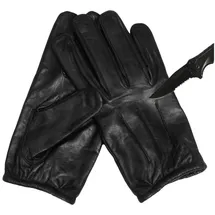 Mil-Tec Lederhandschuhe Security Schnittschutz schwarz M
