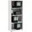 Proregal Tiger Aktenregal 147 x 65 x 34 cm Weiß