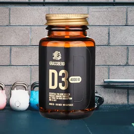 Grassberg Vitamin D3 4000 IE Kapseln 90 St.