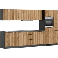 kochstation Küchenzeile KS-Lagos 330 cm beige