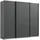 WIMEX Z2 Schwebetürenschrank 3-türig ANDORRA - B/H/T ca. 250,00x216,00x65,00