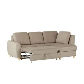 Smart Ecksofa ¦ braun ¦ Maße (cm): B: 233 H: 95 T: 160.0