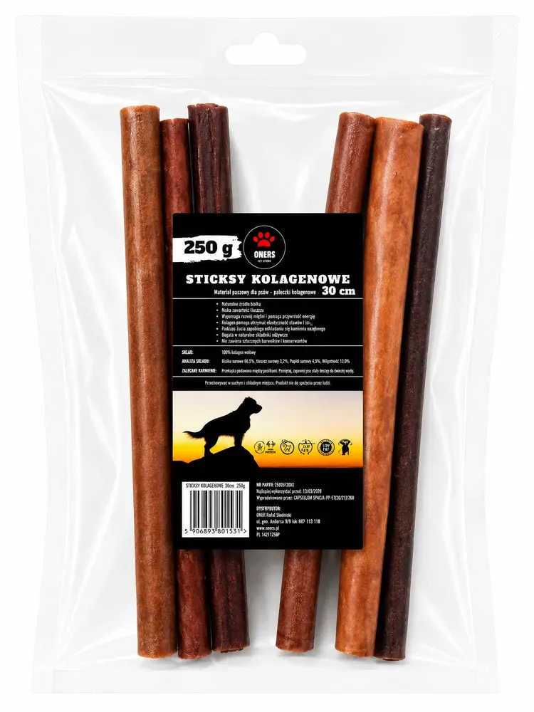 ONERS KOLLAGENSTÄBCHEN 30 cm 250 g