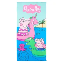 Peppa Pig Strandtuch 70 x 140 cm mehrfarbig