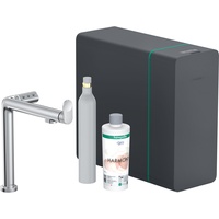 Hansgrohe Aqittura M91 SodaSystem 240, 1jet, Starter Set, Chrom