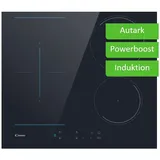 Induktionskochfeld 60 cm Candy autark PowerBoost Mono Touch Bedienung CTP643C