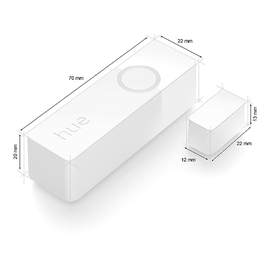 Philips Hue Secure Sensoren inkl. Bridge Starter Kit Weiß