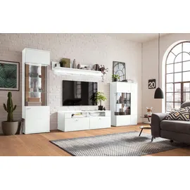 Set One by Musterring Wohnwand »TACOMA« Set, 4 Stk. tlg., weiß
