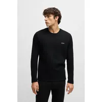 Boss Waffle LS-Shirt Schwarz S