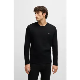 Boss Waffle LS-Shirt Schwarz S