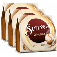 SENSEO KAFFEEPADS Cappuccino Kaffee neue Rezeptur 3er Pack 3 x 8 PADS