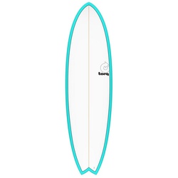 TORQ Wellenreiter Surfboard TORQ Epoxy TET 6.6 MOD Fish Blau Pinline, Fish, (Board)
