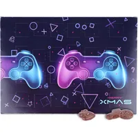 Sweet Buddies Gaming Adventskalender 2025-24 süßen Schokoladenformen - Teenager-Adventskalender - Für jugendliche Video Game Fans - Kalender zum Aufstellen oder Hinhängen mit Weihnachtsschokolade