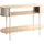 Haku-Möbel Eiche Konsolentisch 110 x 39 x 76 cm Grau