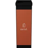 Paperflow Mülltrenner 60,0 l schwarz, orange