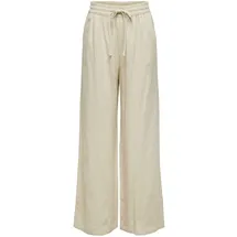 Jdy JDYSAY Linen HW Wide Pant Schlupfhose Beige M 38
