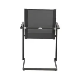 Garden Pleasure Sophia Gartenstuhl 56 x 90 x 56 cm anthrazit 4 St.