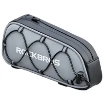 ROCKBROS Fahrradrahmentasche 0,9 l grau/silber