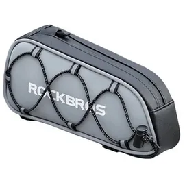 ROCKBROS Fahrradrahmentasche 0,9 l grau/silber