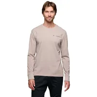 Black Diamond Heritage Wordmark Langarm-t-shirt - Pale Mauve -