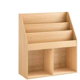 SoBuy Kinderregal KMB01 3 Ablagefächer MDF beige
