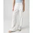 Opus Meeri Coastal City Pants Bundfaltenhose Weiß 42