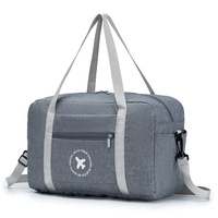 MISWAN Ryanair Handgepäck 40x20x25 Faltbare Reisetasche für Flugzeug Cabin Bag Handgepäck Tasche Travel Bag mit Fest Auf Dem Trolley Koffer Handtaschen Nylon Organizer Gym Fitness Duffel Taschen