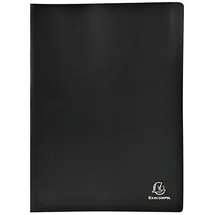 Exacompta Sichtbuch A4 Schwarz 50 Hüllen