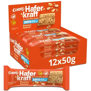 CORNY »Haferkraft Zero Peanut Butter« ohne Zuckerzusatz