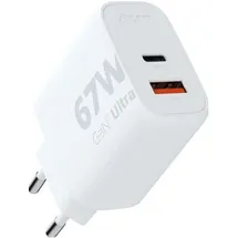 Xtorm Gan2 Ultra USB USB-C Schnellladegerät 67W Weiß