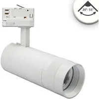Fiai IsoLED ISOLED LED 3-Phasen Schienen-Strahler fokussierbar, 24W 20°-55°,