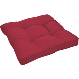 Beautissu Sitzkissen 40 x 40 x 10 cm rot 1 St.
