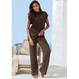 French Connection Strickhose Damen Braun 32/34
