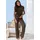 French Connection Strickhose Damen Braun 32/34