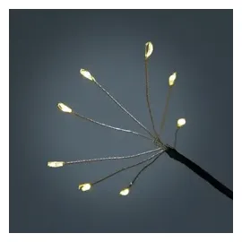 MARELIDA LED Gartenstecker Feuerwerk Firework Fernb. Leuchtstäbe 3er Set schwarz
