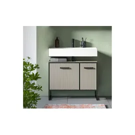 xonox.home Waschbeckenunterschrank Bagno - creme - Maße cm B: 80 H: 63
