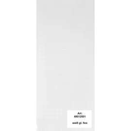 Alfer Design-Platte, flexibel 1000 x 600 mm Kunststoff weiss glänzend