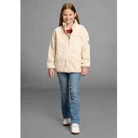 KangaROOS Sweatjacke "Fleecejacke, Kuschel-Jacke mit reflektierendem Badge", Mädchen, Gr.