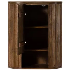 MASSIVMOEBEL24.DE Hängeschrank 55 x 30 x 65 cm Braun